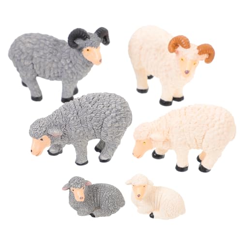ifundom Miniatur Schaf Figuren Aus Harz Niedliche Tierfiguren Für Garten Und Landschaftsdekoration Ideales Zubehör Für Miniatur Landschaften Und Tischdeko ifundom Miniatur Schaf Figuren Aus Harz Niedliche Tierfiguren Für Garten Und Landschaftsdekoration Ideales Zubehör Für Miniatur Landschaften Und Tischdeko von ifundom