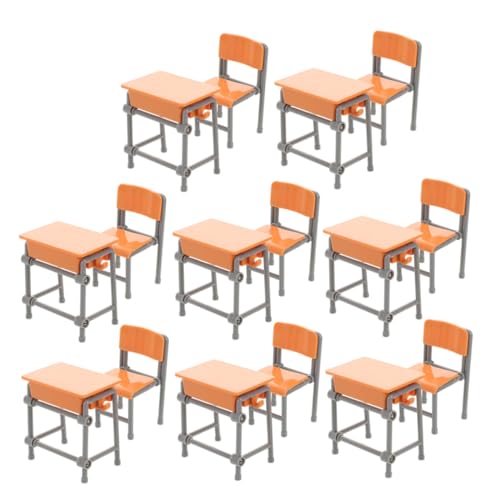 ifundom Miniatur Schulmöbel Set Tische Stühle Puppenhaus Klassenzimmer Zubehör Robustes Kompaktes Design für Kreatives Rollenspiel und Vielseitige Dekoration im Puppenhaus ifundom Miniatur Schulmöbel Set Tische Stühle Puppenhaus Klassenzimmer Zubehör Robustes Kompaktes Design für Kreatives Rollenspiel und Vielseitige Dekoration im Puppenhaus von ifundom