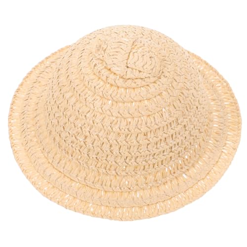 ifundom Miniatur Strohhut für Puppen Handgewebter Leichter Bastelhut Robustes DIY Zubehör Vielseitig Bemalbar als Foto Requisite und Dekoration für Miniaturlandschaften ifundom Miniatur Strohhut für Puppen Handgewebter Leichter Bastelhut Robustes DIY Zubehör Vielseitig Bemalbar als Foto Requisite und Dekoration für Miniaturlandschaften von ifundom