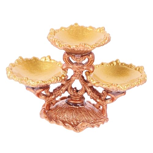 ifundom Miniatur Szenenmodell Mini Obstteller Kleine Obstteller Dekorationen Puppenhaus Zubehör Puppenhaus Obstteller Puppenhaus Ornamente Kleines Tellermodell Mini Hausdekor von ifundom