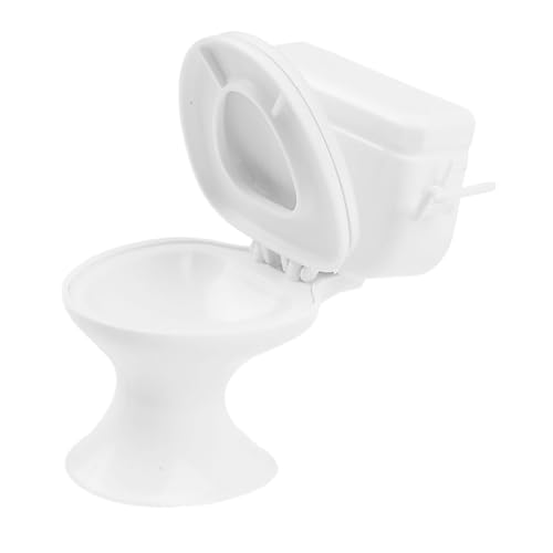 ifundom Miniatur Toilette Für Puppenhaus Realistisches Badezimmermöbel Weißes Toilettenmodell Für Spielzeughäuser Puppenhaus Zubehör Für Kreative Rollenspiele ifundom Miniatur Toilette Für Puppenhaus Realistisches Badezimmermöbel Weißes Toilettenmodell Für Spielzeughäuser Puppenhaus Zubehör Für Kreative Rollenspiele von ifundom