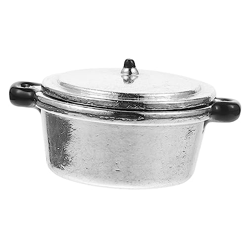 ifundom Miniatur Kochgeschirr Ornament Dekorative Mini Töpfe Für Puppenhäuser Realistische Nachbildung Für Szenen Und Miniatur Einrichtung von ifundom