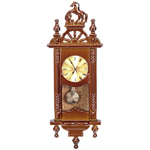 ifundom Miniatur Möbel Uhr Vintage Metall Puppenhaus Zubehör Pretend Spielen Spielzeug Für von ifundom