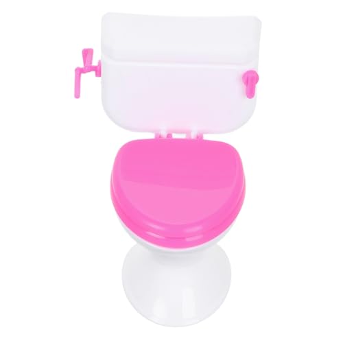 ifundom Realistische Mini Toilette Zarte Miniatur Spielzeug Für Puppenhaus Weiße Farbe von ifundom
