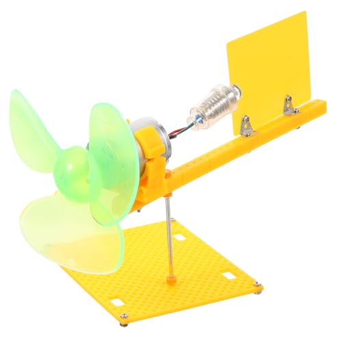 ifundom Miniatur Windkraftgenerator DIY Kit Windmotor Wissenschaftliches Lernspielzeug für Schüler Kreatives Physik Experiment Kreativität und Vorstellungskraft von ifundom