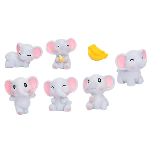 ifundom Miniatur elefantenfigur aus Resin Niedliche Kleine Elefantendekore für Tisch und Büro Langlebige Kreative Tierstatue zur Wohnraumverschönerung und DIY mikrolandschaft ifundom Miniatur elefantenfigur aus Resin Niedliche Kleine Elefantendekore für Tisch und Büro Langlebige Kreative Tierstatue zur Wohnraumverschönerung und DIY mikrolandschaft von ifundom