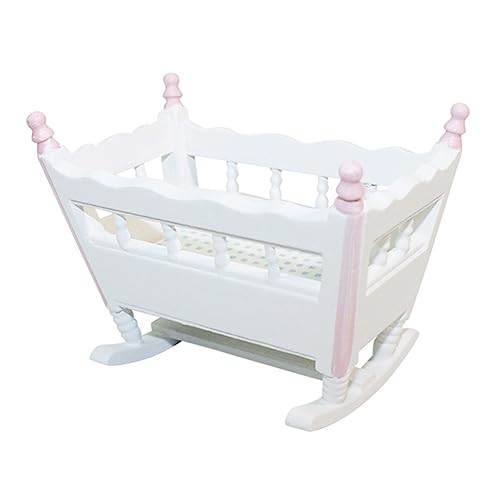ifundom Miniature Wooden Crib Für Puppenhaus Hochwertiges Puppenmöbel Modell Perfekt Für Kreative Spielumgebungen Ideal Für Weihnachten Und Puppenhaus Dekorationen ifundom Miniature Wooden Crib Für Puppenhaus Hochwertiges Puppenmöbel Modell Perfekt Für Kreative Spielumgebungen Ideal Für Weihnachten Und Puppenhaus Dekorationen von ifundom