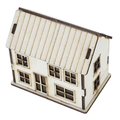 ifundom Miniaturhaus Basteln Bastelset Weihnachtsszene Weihnachtsdorf Zubehör Weihnachtshaus-dorfdekoration -modellbausatz Lebkuchenhaus Weihnachten Modell Montagehaus Holz Beige ifundom Miniaturhaus Basteln Bastelset Weihnachtsszene Weihnachtsdorf Zubehör Weihnachtshaus-dorfdekoration -modellbausatz Lebkuchenhaus Weihnachten Modell Montagehaus Holz Beige von ifundom