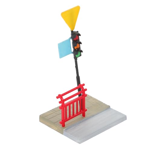 ifundom Miniatur-straßenlaterne Bremslichtmodell Im Maßstab 1/64 Lernspielzeug Für Jungen Und Mädchen Kunstharz-bastelset Landschaftsdekor-zubehör von ifundom