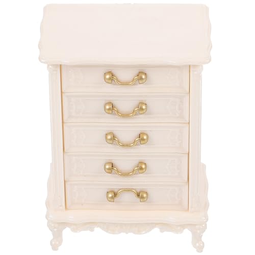 ifundom Miniaturmöbelmodell für kinderspielzeug ästhetische Raumdekoration Minifiguren bücherregal puppenhaus Mini-Möbelschmuck dekorativer Kleiner Schrank Plastik Weiß ifundom Miniaturmöbelmodell für kinderspielzeug ästhetische Raumdekoration Minifiguren bücherregal puppenhaus Mini-Möbelschmuck dekorativer Kleiner Schrank Plastik Weiß von ifundom