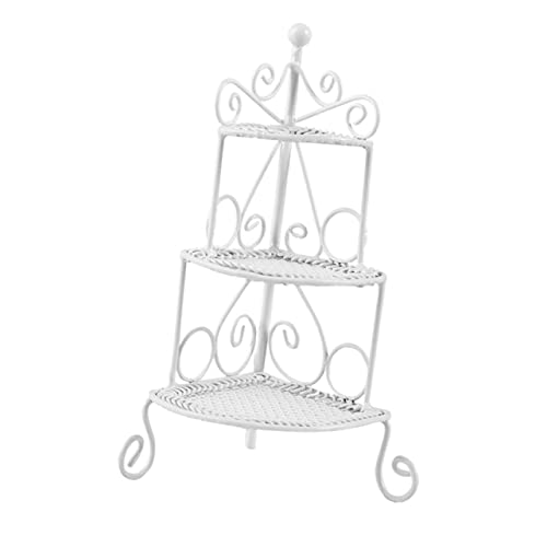 ifundom Miniaturregal klein Puppe Anzeige Bausätze Platte Tür Hause kinderheim verkleidung Dekorationen regalhalterung Aufbewahrungsregal für Eisenkunst Mini- -Rack-Ornament Weiß ifundom Miniaturregal klein Puppe Anzeige Bausätze Platte Tür Hause kinderheim verkleidung Dekorationen regalhalterung Aufbewahrungsregal für Eisenkunst Mini- -Rack-Ornament Weiß von ifundom