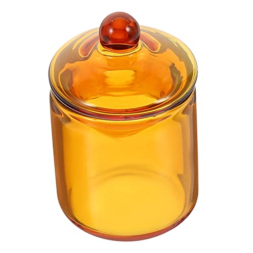 ifundom Miniglas Retro Styles House Decoration dekobrille Glasbehälter für Puppenhäuser schmuck aufbewahrungsbox unikal kleines Hausgerät Puppenhaus -Accessoire kleine Hausdekoration Brown von ifundom