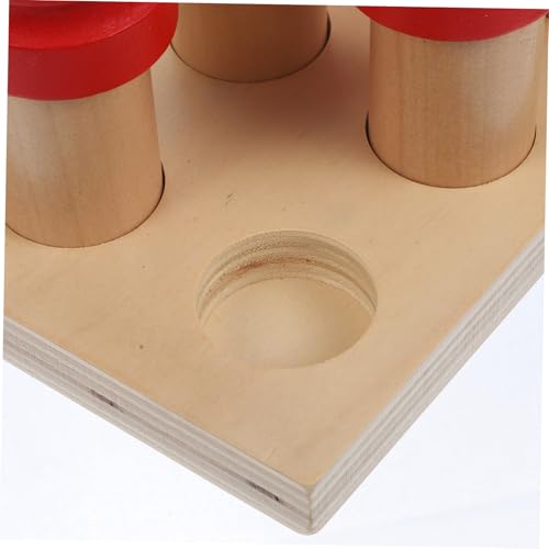 ifundom Montessori Geruchsspiel Holzset Lernspielzeug Sensory Flaschen für Kleinkinder Ab Monate Pädagogisches zur Wahrnehmung und Kommunikation von ifundom