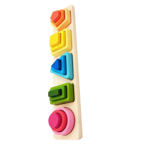 ifundom Lernspielzeug Für Kleinkinder Jungen Und Mädchen Geometrische Formen Sortier- Und Stapelblöcke Holzpuzzle Pädagogisches Spielzeug Für Jungen Und Mädchen ifundom Lernspielzeug Für Kleinkinder Jungen Und Mädchen Geometrische Formen Sortier- Und Stapelblöcke Holzpuzzle Pädagogisches Spielzeug Für Jungen Und Mädchen von ifundom