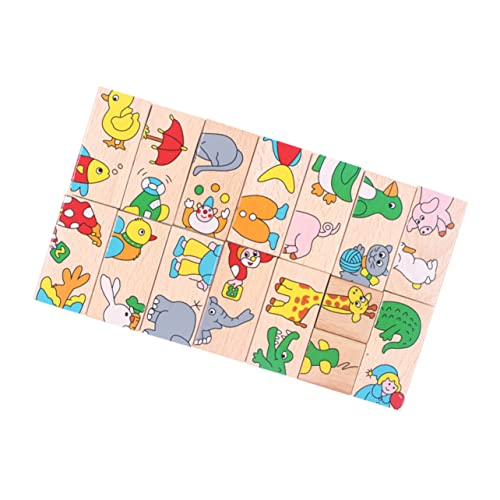 ifundom Frühes Lernspielzeug Regenbogen-Puzzle Kinder-Puzzle Spielzeug Tier-Puzzle Für Kinder von ifundom
