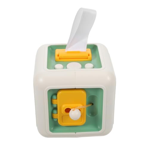 ifundom Montessori Lernspielzeug Busy Cube Sechseitig Sensorisch Fördert Feinmotorik Kognitives Verständnis für Kleinkinder Jungen Mädchen als Reisespielzeug und Geburtstagsgeschenk von ifundom
