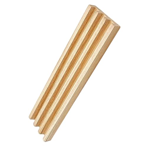 ifundom Multifunktions-dominohalter Servierschale Inhaber Tablett Gestell DIY-versorgung Basen Für Dominokarten Holzständer Karten Basis Dominoständer Aus Holz Ausstellungsstand Hölzern von ifundom