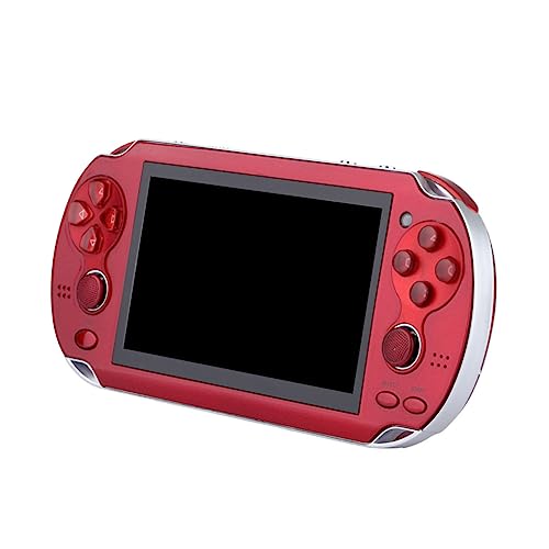 ifundom Multimedia Spielkonsole mit Handheld Game Player Doppelte Steuerung Bildschirm Leicht Rot von ifundom