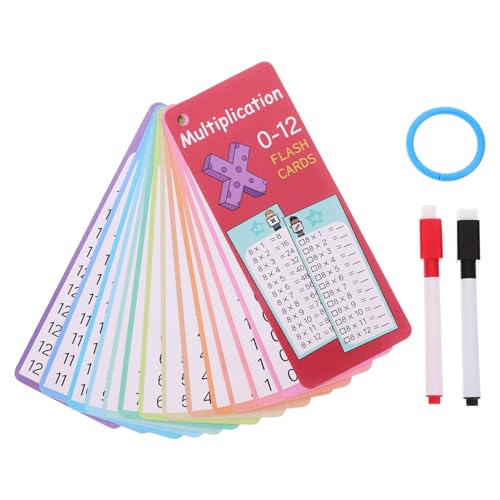 ifundom Multiplikations Lernkarten Teilig Abwischbar Trockenlöschbar Interaktiv für Vorschule Mathe Lernspielzeug Robust und Wiederverwendbar zur Mathematischer Denkfähigkeiten ifundom Multiplikations Lernkarten Teilig Abwischbar Trockenlöschbar Interaktiv für Vorschule Mathe Lernspielzeug Robust und Wiederverwendbar zur Mathematischer Denkfähigkeiten von ifundom
