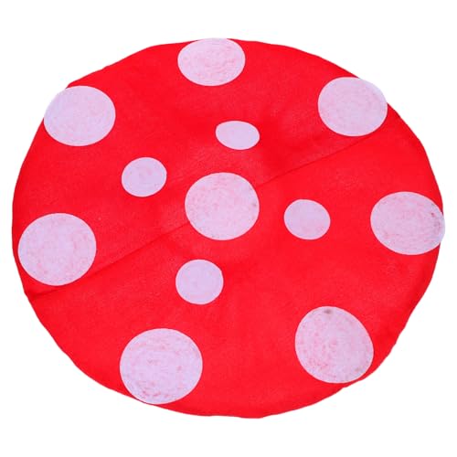 ifundom Mushroom Hut Kostüm Zubehör für Frauen und Teenager Kawaii Party Cap mit Flexiblem Drahtrand Lustige Halloween Victorian Fairy Pflanze Hut für Geburtstagsfotos und Feiern von ifundom