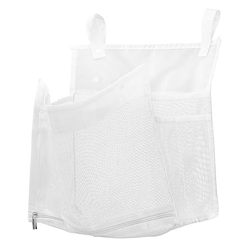 ifundom Netztasche zur Aufbewahrung von Reißverschluss Kulturbeutel kinderzimmer aufbewahrung Toy Organizer for Room Eimer für Badespielzeug Badespielzeugnetz Weiß ifundom Netztasche zur Aufbewahrung von Reißverschluss Kulturbeutel kinderzimmer aufbewahrung Toy Organizer for Room Eimer für Badespielzeug Badespielzeugnetz Weiß von ifundom