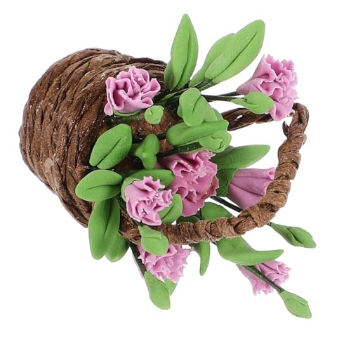 ifundom Obstkorb-Modell Kunstpflanze Miniatur-blumenkorb-Statue Miniatur-blumenkorb-Ornament Kleiner Blumenkorbdekor Kinderzimmer Blumenkorb Figur Miniaturdekoration Ton ifundom Obstkorb-Modell Kunstpflanze Miniatur-blumenkorb-Statue Miniatur-blumenkorb-Ornament Kleiner Blumenkorbdekor Kinderzimmer Blumenkorb Figur Miniaturdekoration Ton von ifundom