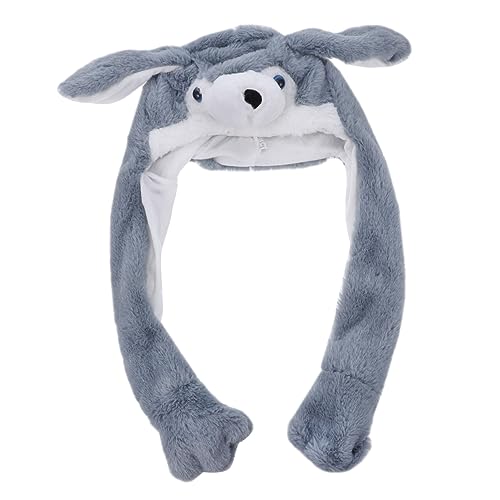 ifundom Ohrenbewegende Kappe Realistischer Tierhut Warm Und Charmant Für Partys Cosplay Und Fotos von ifundom
