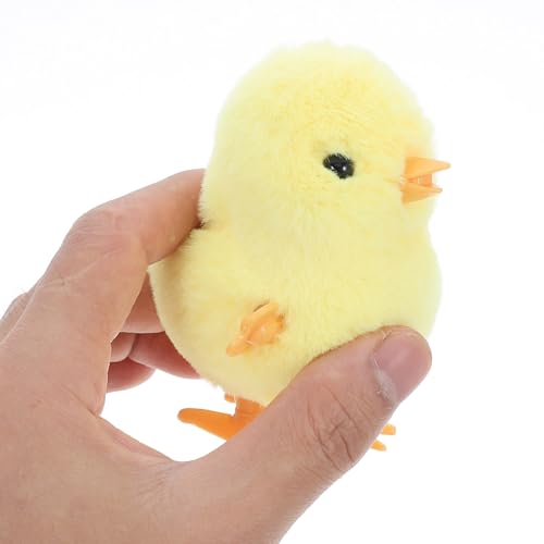 ifundom Wind-up Spielzeug Küken Für Ostern Lustiges Plüsch Hüpftier Mit Aufziehmechanismus Als Partygeschenk Oder Mitbringsel Für Feiertagsfeiern von ifundom