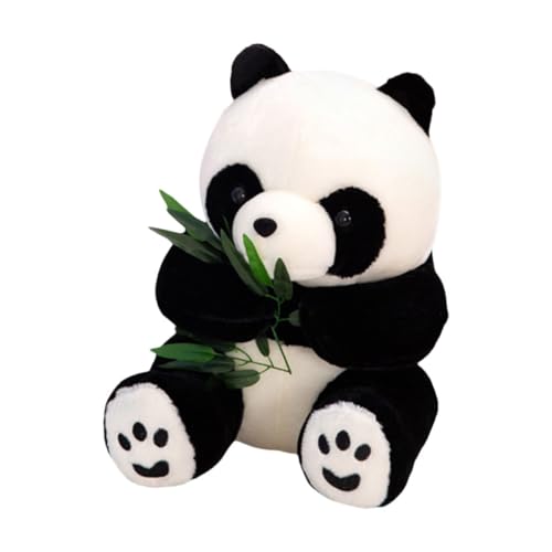 ifundom Panda-Puppe Gefülltes Panda-spielzeuggeschenk Gefülltes Puppengeschenk Panda Gefüllte Puppe Kindertierpuppenspielzeug Stofftier in Panda-Form Plüsch von ifundom