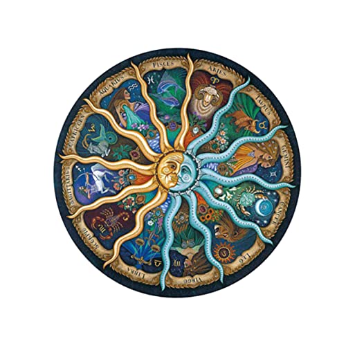 ifundom Papierpuzzle Bodenrätsel Rundes Puzzle Erwachsene Kinderpuzzle Produkt Astrologie Runden Colorful ifundom Papierpuzzle Bodenrätsel Rundes Puzzle Erwachsene Kinderpuzzle Produkt Astrologie Runden Colorful von ifundom