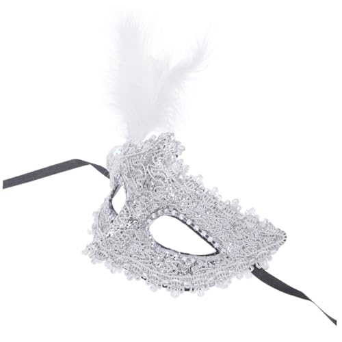 ifundom Party-gesichtsmaske Outfit Kleidung Maskerade-maske Party-maske Party-kostümmaske Kostüm Gesichtsmaske Prinzessin Maske Abschlussball Lieferungen Weiß von ifundom
