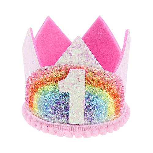 ifundom 1pc Baby Mädchen Ersten Geburtstag Party Hut Krone Regenbogen Spitze Für Baby Dusche Foto Requisiten Weiß ifundom 1pc Baby Mädchen Ersten Geburtstag Party Hut Krone Regenbogen Spitze Für Baby Dusche Foto Requisiten Weiß von ifundom