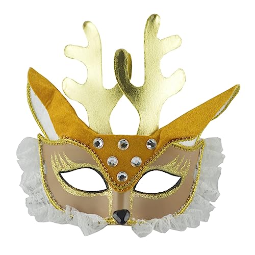 ifundom Schutzmaske the hallow halloween kinder ruthe animal mask reluval verrücktes Kleid Augenmaske für Kinder Hase Maskerade-Maske Cosplay-Maske Karnevalsmaske Abschlussball Fuchs Frau von ifundom