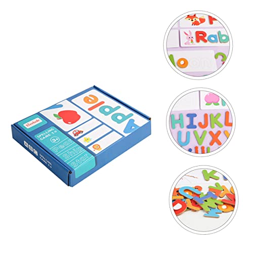 ifundom Passende Rätsel dartscheibe English Learning Toy Parent-Child Interactive Toy gefreih Kind Letter Recognition Toy Alphabet -Puzzle Buchstabenrätsel Papier Colorful von ifundom