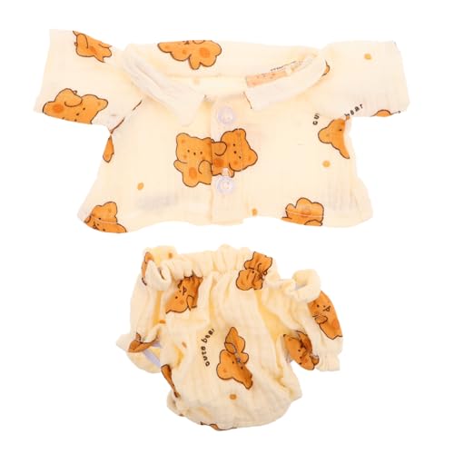 ifundom Plüsch Bären Schlafanzug aus Weichem Stoff Austauschbare Tier Pyjama Kleidung Kuscheliges Outfit für Kuscheltiere Interaktives DIY Zubehör für Dekoration ifundom Plüsch Bären Schlafanzug aus Weichem Stoff Austauschbare Tier Pyjama Kleidung Kuscheliges Outfit für Kuscheltiere Interaktives DIY Zubehör für Dekoration von ifundom