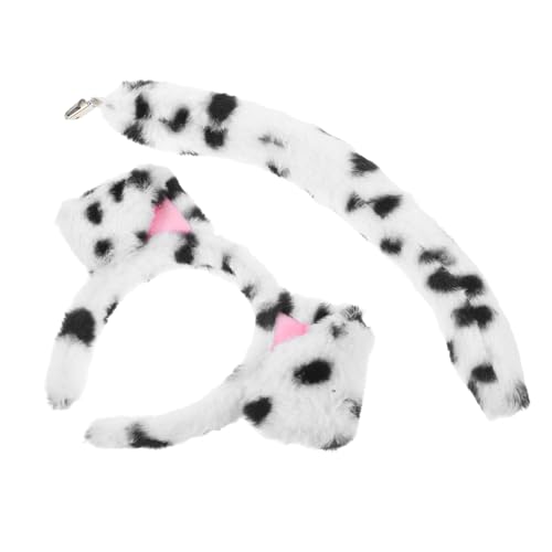 ifundom Plüsch Dalmatiner Hundeohren Stirnband mit Interaktivem Bequemes Cosplay Zubehör für Damen und Geeignet für Partys Alltag und Halloween Kostümspaß ifundom Plüsch Dalmatiner Hundeohren Stirnband mit Interaktivem Bequemes Cosplay Zubehör für Damen und Geeignet für Partys Alltag und Halloween Kostümspaß von ifundom