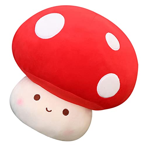 ifundom Plüsch Pilz Kissen Lustiges Cartoon Kuscheltier für Geburtstagsgeschenk und Dekoration für Mädchen und Jungen und zum von ifundom