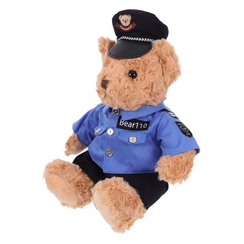 ifundom Plüschbär Polizeibär Weiches Kuscheltier aus Plüsch und Niedliches Dekorationsspielzeug für Perfektes für Besondere ifundom Plüschbär Polizeibär Weiches Kuscheltier aus Plüsch und Niedliches Dekorationsspielzeug für Perfektes für Besondere von ifundom