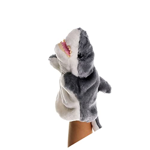 ifundom Plüschpuppe für Shark plushies Meerestier Handpuppe Tier Handpuppe für Handpuppe für Kindergeburtstag Handpuppe Meerestier Plüschpuppe Handpuppe Puppe Grey von ifundom