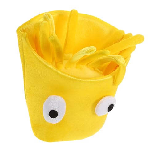 ifundom Neuartiger Essenshut Pommes-frites-hut Kopfbedeckung Vielseitiges Pommes-frites-kostüm Für Halloween-partys Straßenfotografie ifundom Neuartiger Essenshut Pommes-frites-hut Kopfbedeckung Vielseitiges Pommes-frites-kostüm Für Halloween-partys Straßenfotografie von ifundom
