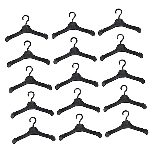 ifundom 50 Stück Kleiderbügel Aus Kunststoff Für Puppen Mini-kleiderbügelständer Puppenkleiderbügel Sicheres Material Für Jungen Und Mädchen von ifundom