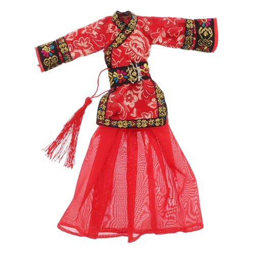 ifundom Puppen Outfit Für Chinesische Prinzessinnen Vintage Feen Hanfu Kleid Traditioneller Anzug Für Puppen Zum Chinesischen Neujahr Geburtstagsgeschenk Für Mädchen von ifundom