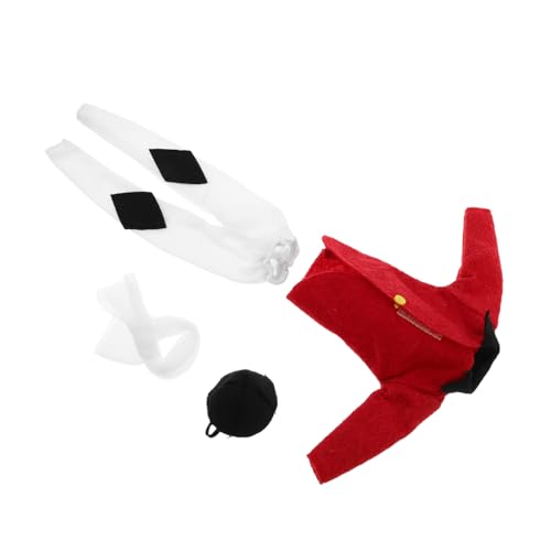 ifundom Puppen Reitoutfit Rotes Reitkostüm mit Jacke Beinbekleidung Schal Weiches Equestrian Puppenkleidung Zubehör für Ankleiden Sammler ifundom Puppen Reitoutfit Rotes Reitkostüm mit Jacke Beinbekleidung Schal Weiches Equestrian Puppenkleidung Zubehör für Ankleiden Sammler von ifundom