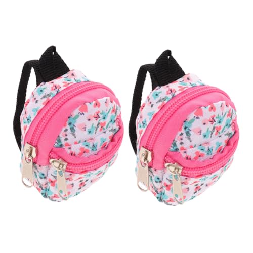 ifundom Puppen-Schulrucksack-Set 2-teilig Mini-Rucksack Für Puppen Ankleide-reisezubehör Puppen-garderobentasche ifundom Puppen-Schulrucksack-Set 2-teilig Mini-Rucksack Für Puppen Ankleide-reisezubehör Puppen-garderobentasche von ifundom