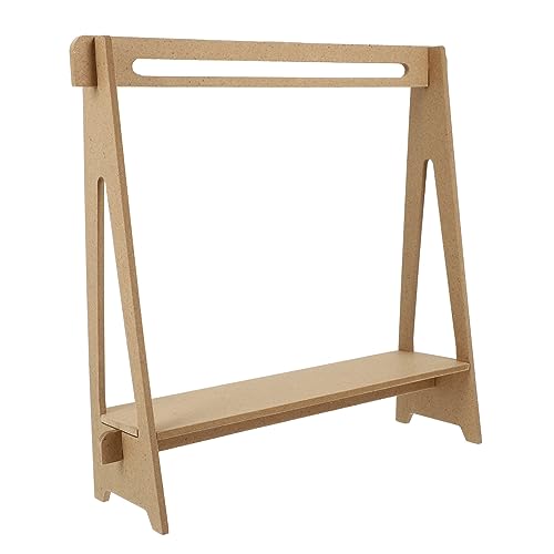 ifundom Kleiderständer Für Puppen Aus Holz Mini-kleiderbügel Für Puppen Kreative Aufbewahrung Dekoratives Mini-wohnaccessoire von ifundom