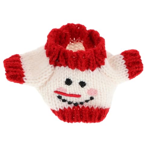 ifundom Süßer Kleiner Pullover Für Puppen Miniatur-puppenpullover Bastelpuppenkleidung Accessoires Festlicher Urlaubsstil von ifundom