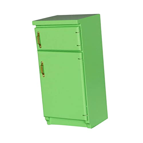 ifundom Kleinkindspielzeug - Mini-kühlschrank Für Puppenhaus - Miniaturmöbel Im Maßstab 112 - Grün ifundom Kleinkindspielzeug - Mini-kühlschrank Für Puppenhaus - Miniaturmöbel Im Maßstab 112 - Grün von ifundom