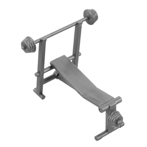 ifundom Puppenhaus Mini Fitnessgeräte Miniatur Hantelbank und Hanteln Authentische Sportzubehör für Puppenhäuser DIY Modell für Kreative Einrichtung und Realistische ifundom Puppenhaus Mini Fitnessgeräte Miniatur Hantelbank und Hanteln Authentische Sportzubehör für Puppenhäuser DIY Modell für Kreative Einrichtung und Realistische von ifundom