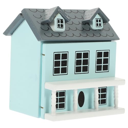 ifundom Puppenhaus Mini Möbel Rosa Kleine Villa Ornamente Zum Basteln Kleines Kleines Das Rosa Dekoration Winzige Häuser Winzige Häuser Mini Villa Ornament Himmelblau von ifundom