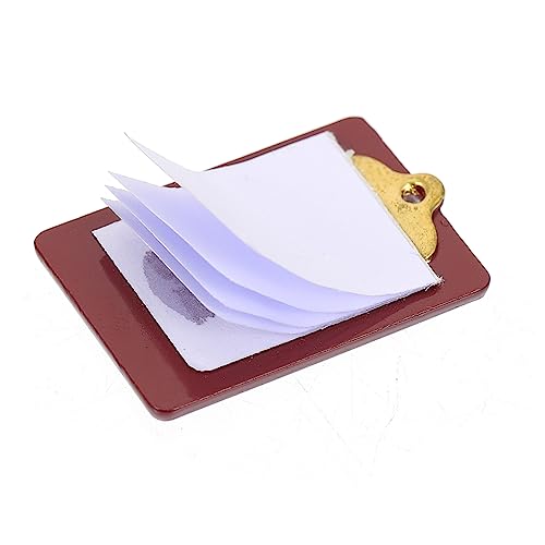 ifundom Puppenhaus-klemmbrett Modell Der Büroklammer Mini-hausdekoration Modelle Für Büroklammern Puppe Papier-klemmbrett Schulmaterial Für Puppen Mini-büro-klemmbrett Harz Brown ifundom Puppenhaus-klemmbrett Modell Der Büroklammer Mini-hausdekoration Modelle Für Büroklammern Puppe Papier-klemmbrett Schulmaterial Für Puppen Mini-büro-klemmbrett Harz Brown von ifundom